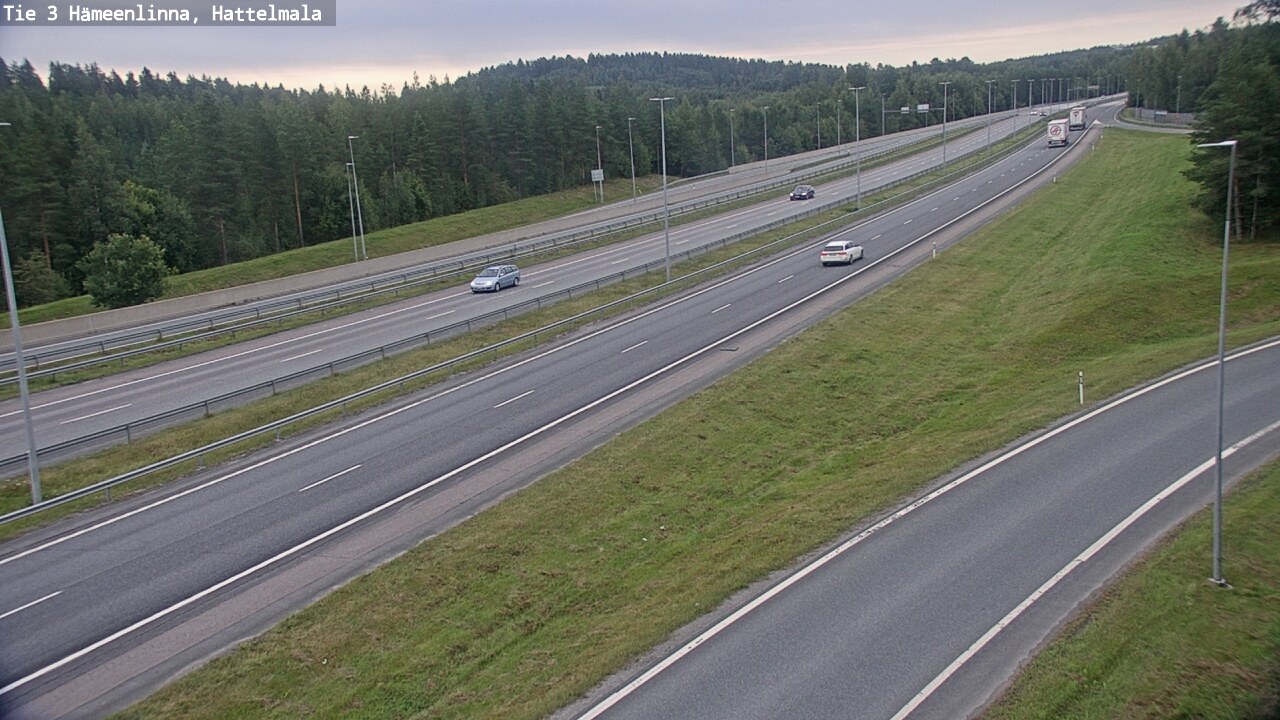 Weather Camera Image Road 3 Hämeenlinna, Hattelmala, Hämeenlinna, Kanta-Häme