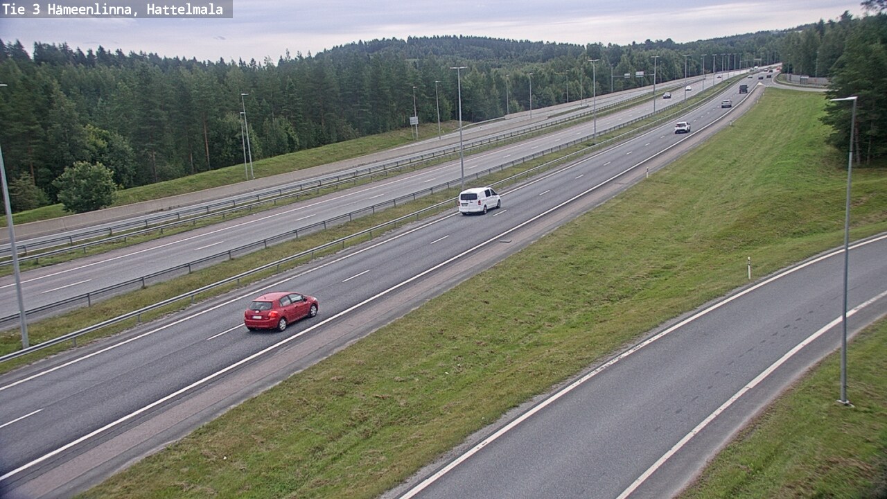 Weather Camera Image Road 3 Hämeenlinna, Hattelmala, Hämeenlinna, Kanta-Häme