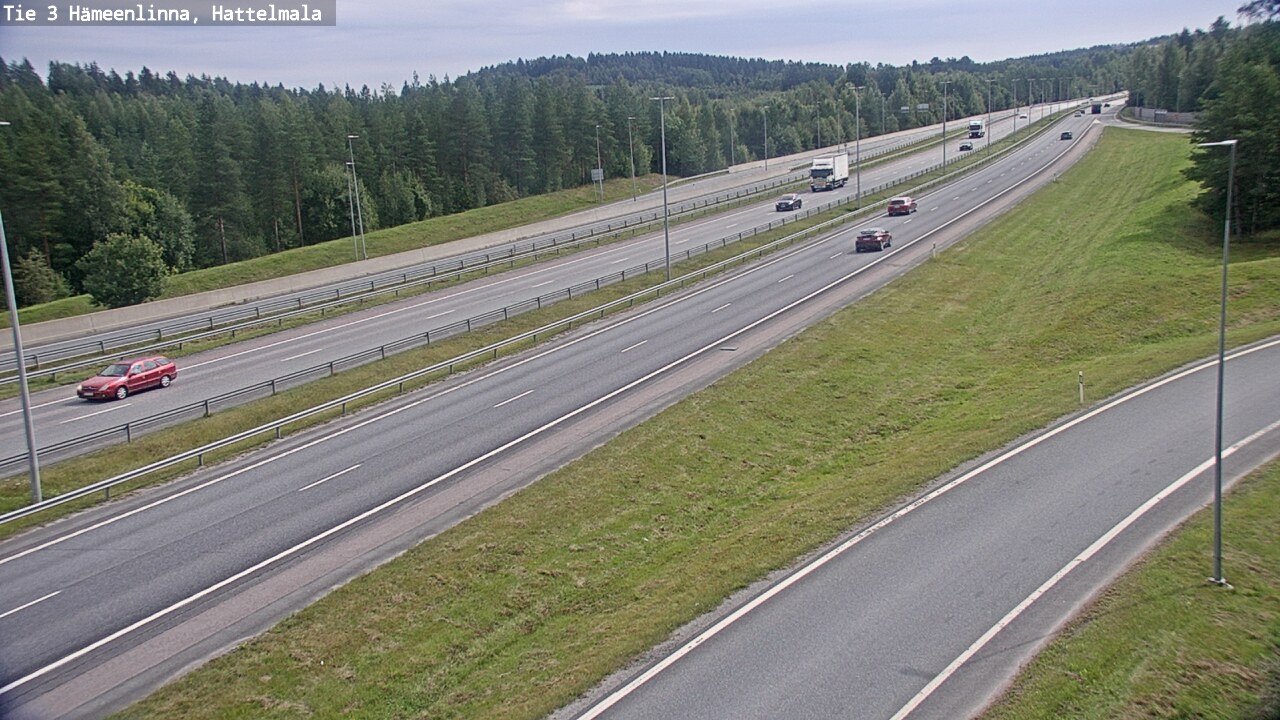 Weather Camera Image Väg 3 Tavastehus, Hattelmala, Hämeenlinna, Kanta-Häme