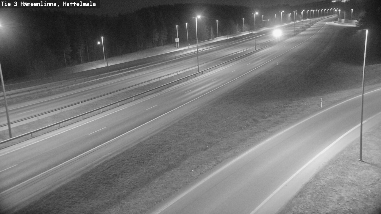 Weather Camera Image Road 3 Hämeenlinna, Hattelmala, Hämeenlinna, Kanta-Häme
