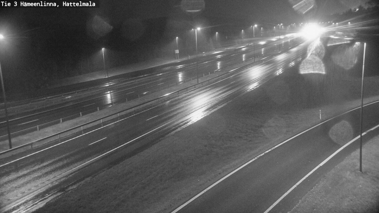 Weather Camera Image Road 3 Hämeenlinna, Hattelmala, Hämeenlinna, Kanta-Häme