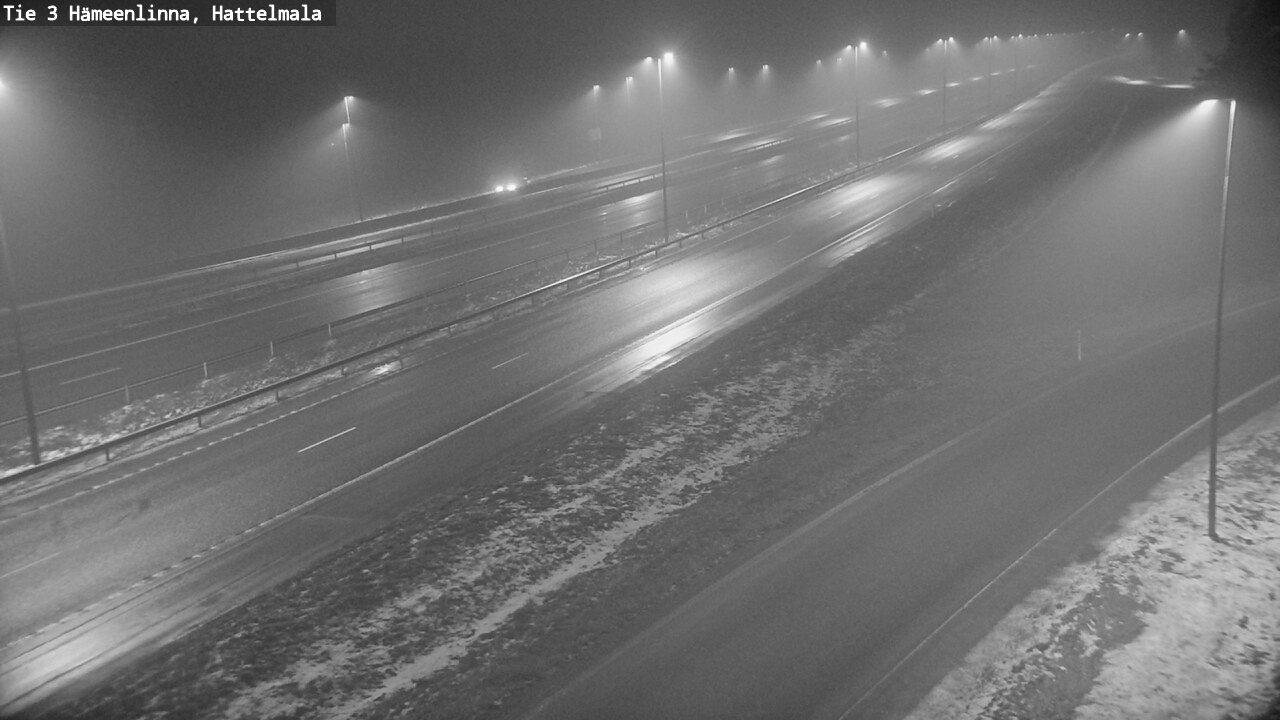 Weather Camera Image Road 3 Hämeenlinna, Hattelmala, Hämeenlinna, Kanta-Häme