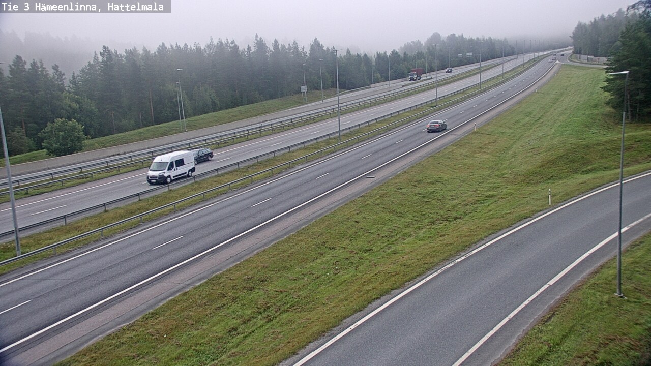 Weather Camera Image Road 3 Hämeenlinna, Hattelmala, Hämeenlinna, Kanta-Häme
