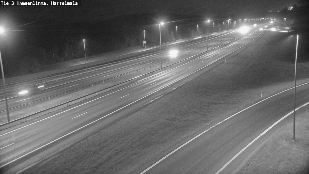 Weather Camera Image Road 3 Hämeenlinna, Hattelmala, Hämeenlinna, Kanta-Häme