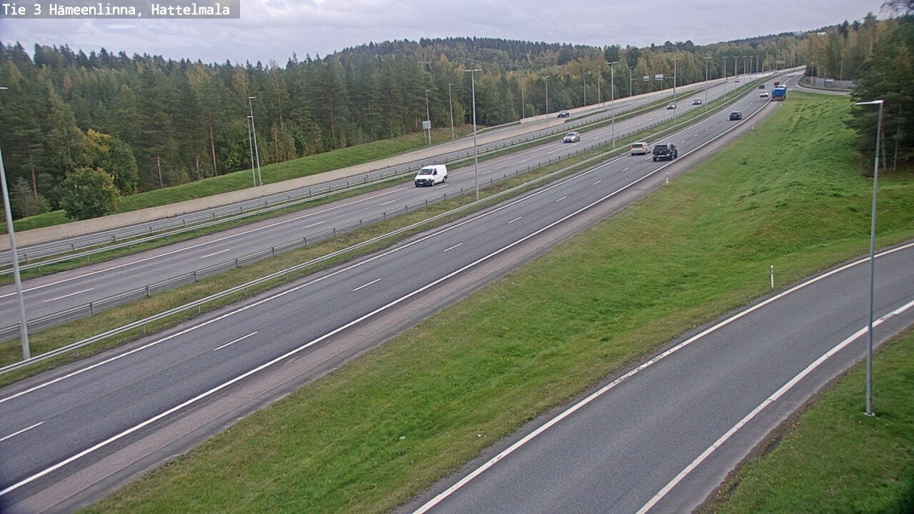 Weather Camera Image Road 3 Hämeenlinna, Hattelmala, Hämeenlinna, Kanta-Häme