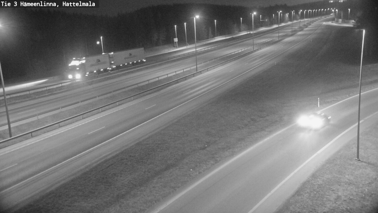 Weather Camera Image Road 3 Hämeenlinna, Hattelmala, Hämeenlinna, Kanta-Häme