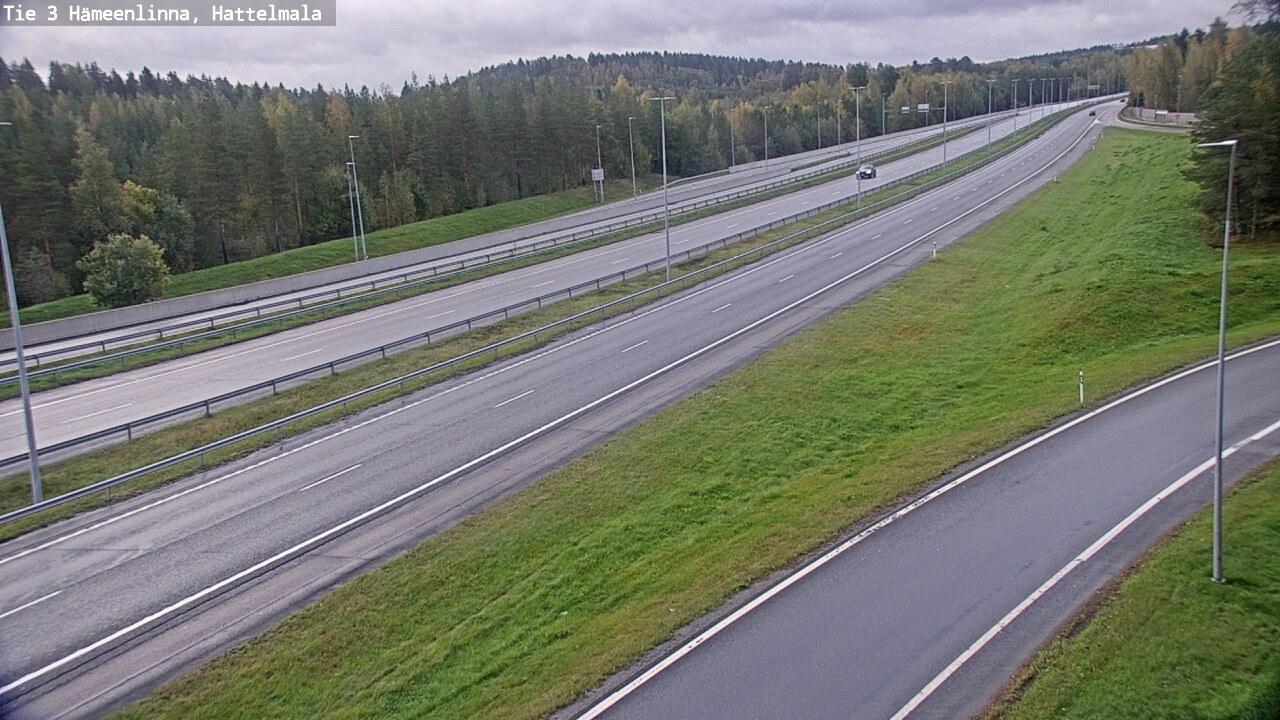 Weather Camera Image Road 3 Hämeenlinna, Hattelmala, Hämeenlinna, Kanta-Häme