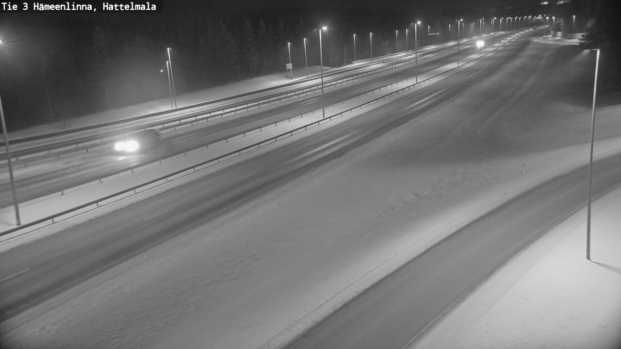 Weather Camera Image Väg 3 Tavastehus, Hattelmala, Hämeenlinna, Kanta-Häme