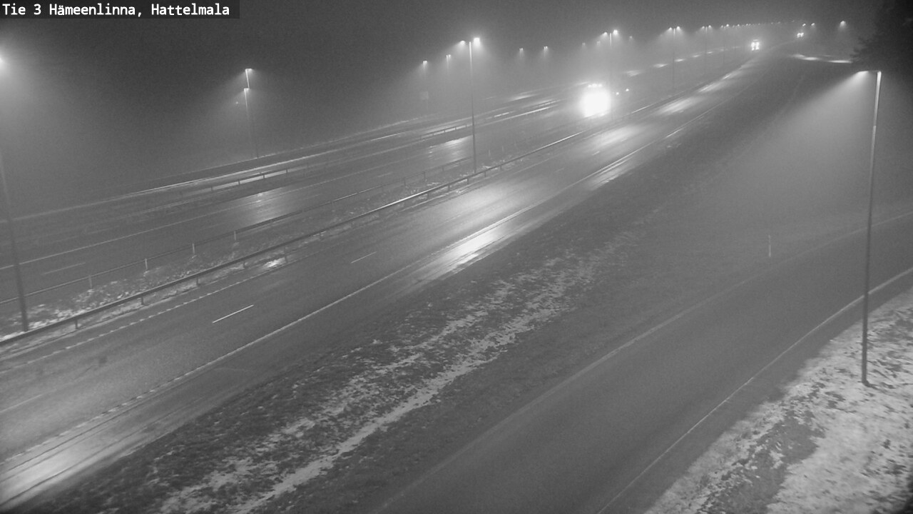 Weather Camera Image Road 3 Hämeenlinna, Hattelmala, Hämeenlinna, Kanta-Häme