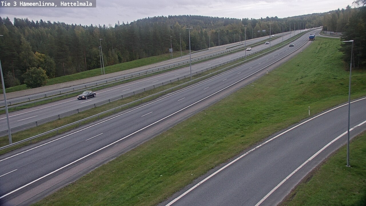 Weather Camera Image Road 3 Hämeenlinna, Hattelmala, Hämeenlinna, Kanta-Häme