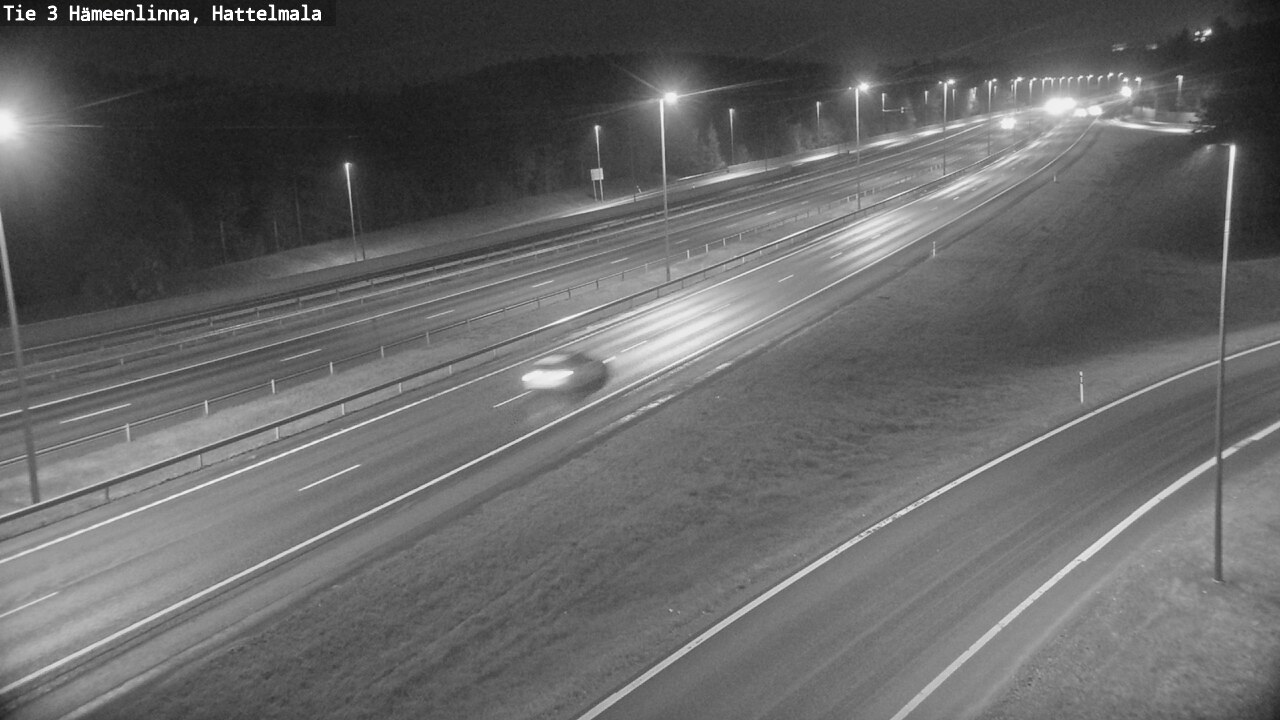 Weather Camera Image Road 3 Hämeenlinna, Hattelmala, Hämeenlinna, Kanta-Häme