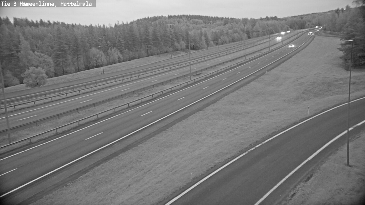 Weather Camera Image Road 3 Hämeenlinna, Hattelmala, Hämeenlinna, Kanta-Häme