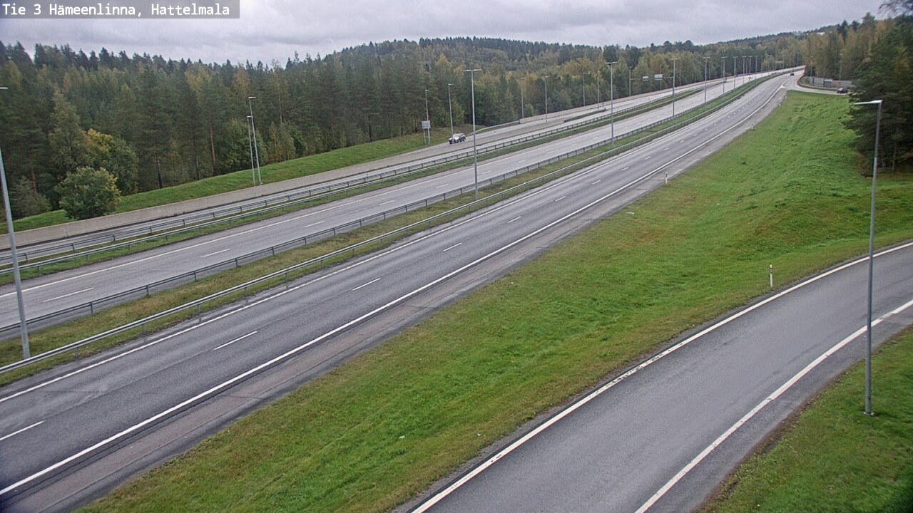 Weather Camera Image Road 3 Hämeenlinna, Hattelmala, Hämeenlinna, Kanta-Häme
