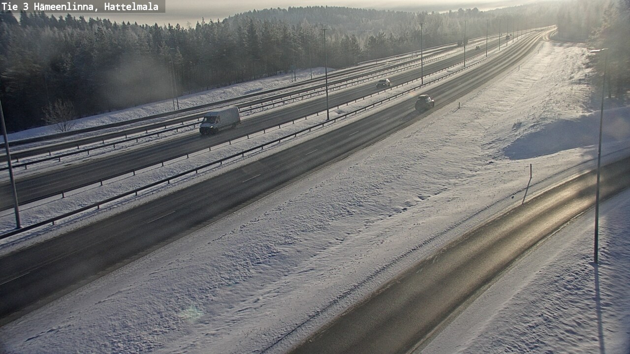Weather Camera Image Road 3 Hämeenlinna, Hattelmala, Hämeenlinna, Kanta-Häme