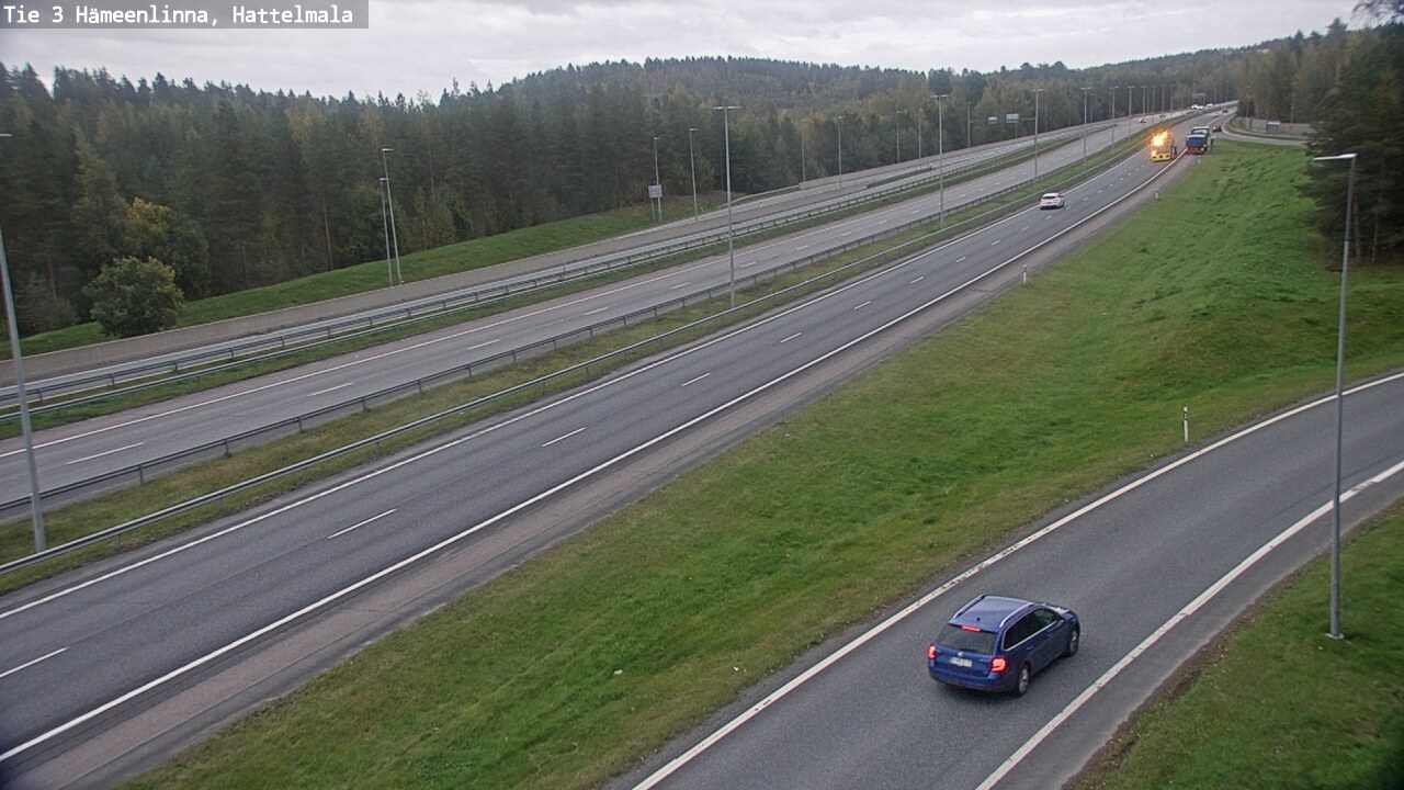 Weather Camera Image Road 3 Hämeenlinna, Hattelmala, Hämeenlinna, Kanta-Häme