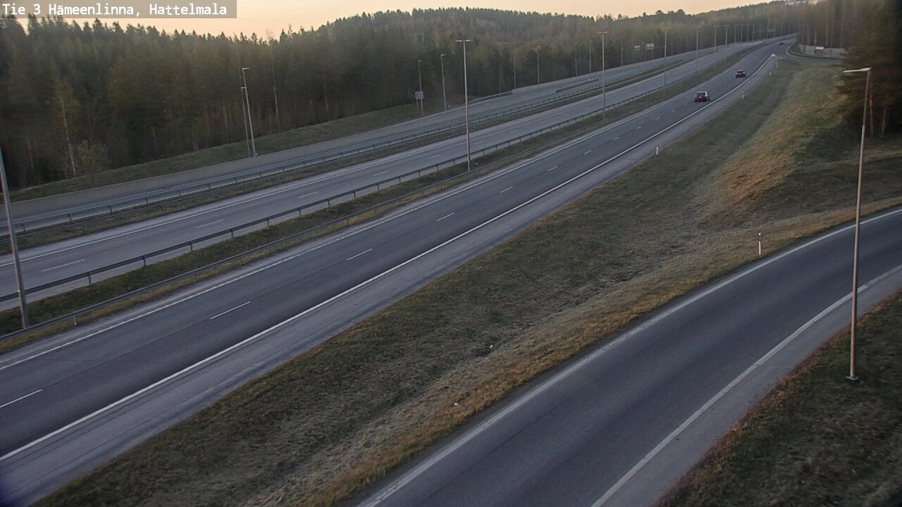 Weather Camera Image Road 3 Hämeenlinna, Hattelmala, Hämeenlinna, Kanta-Häme
