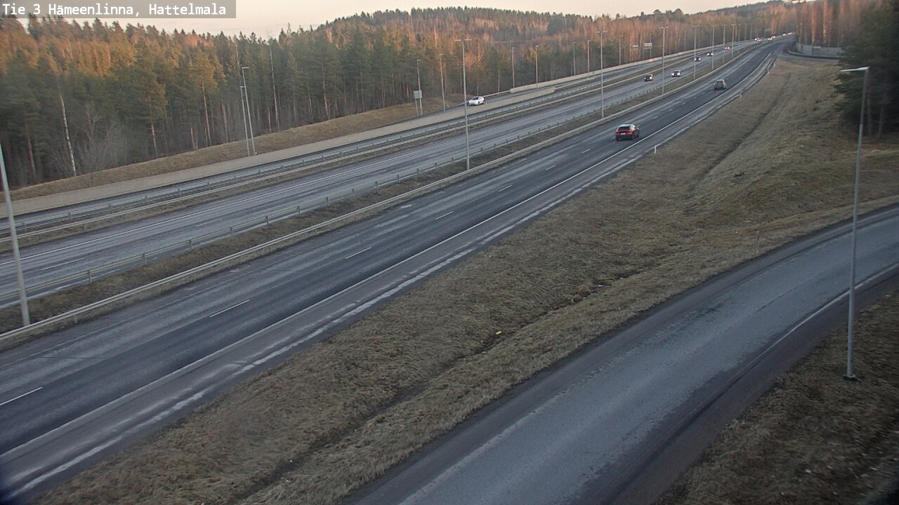 Weather Camera Image Road 3 Hämeenlinna, Hattelmala, Hämeenlinna, Kanta-Häme