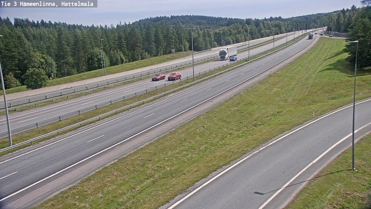 Weather Camera Image Väg 3 Tavastehus, Hattelmala, Hämeenlinna, Kanta-Häme