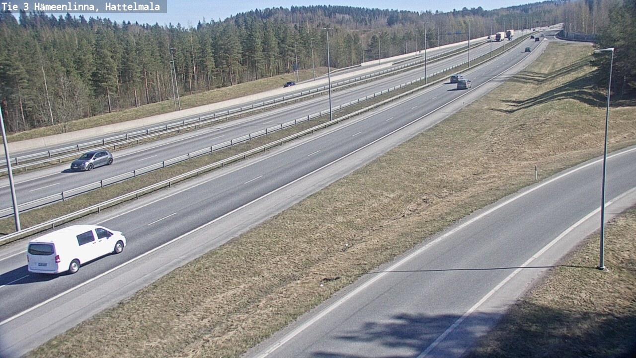 Weather Camera Image Road 3 Hämeenlinna, Hattelmala, Hämeenlinna, Kanta-Häme