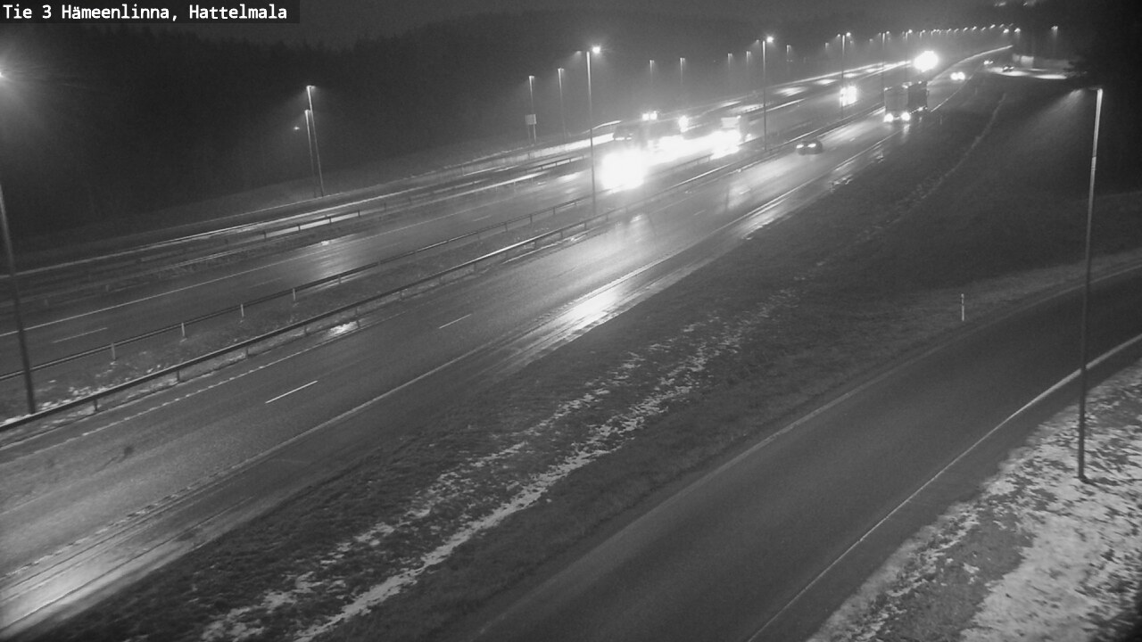 Weather Camera Image Road 3 Hämeenlinna, Hattelmala, Hämeenlinna, Kanta-Häme