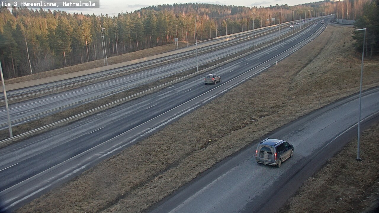 Weather Camera Image Road 3 Hämeenlinna, Hattelmala, Hämeenlinna, Kanta-Häme