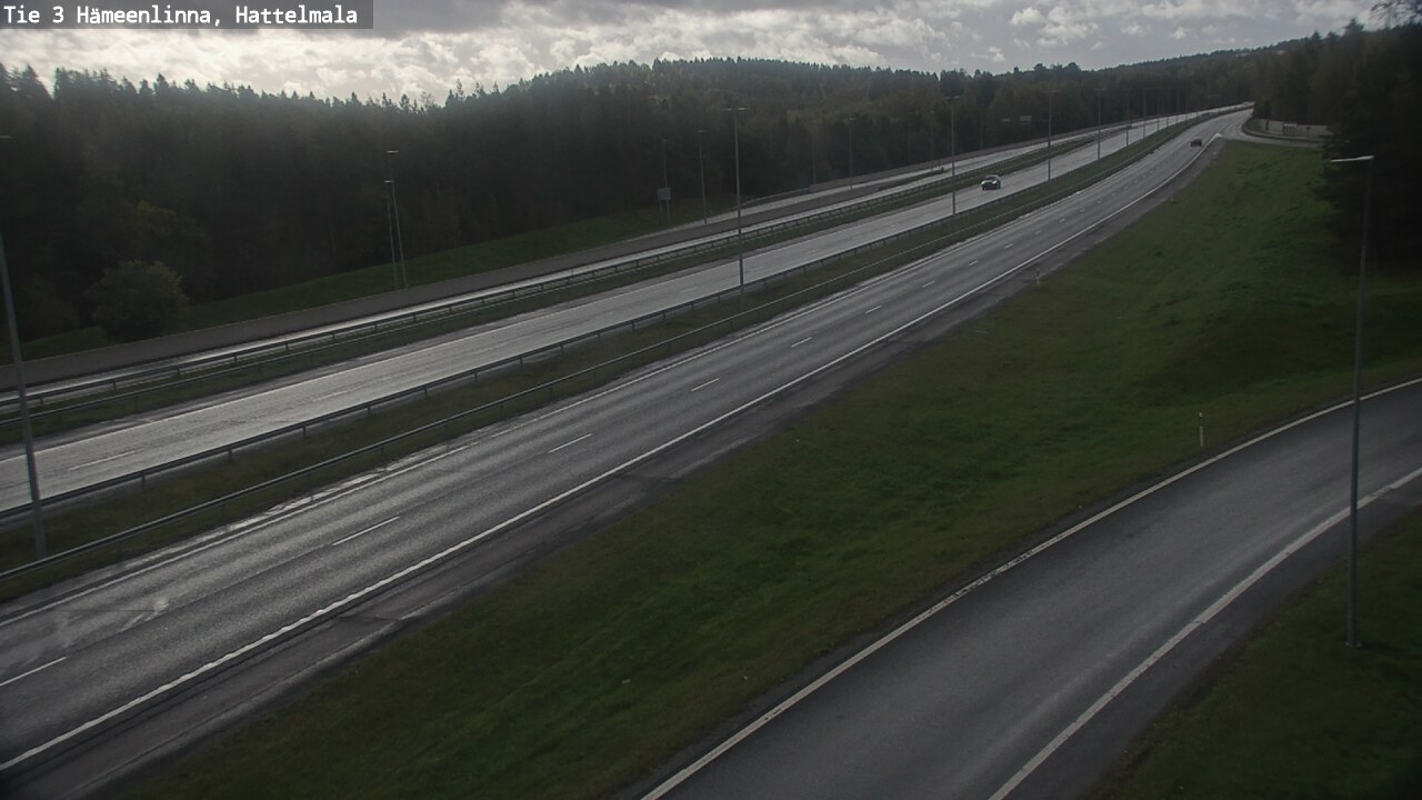 Weather Camera Image Road 3 Hämeenlinna, Hattelmala, Hämeenlinna, Kanta-Häme