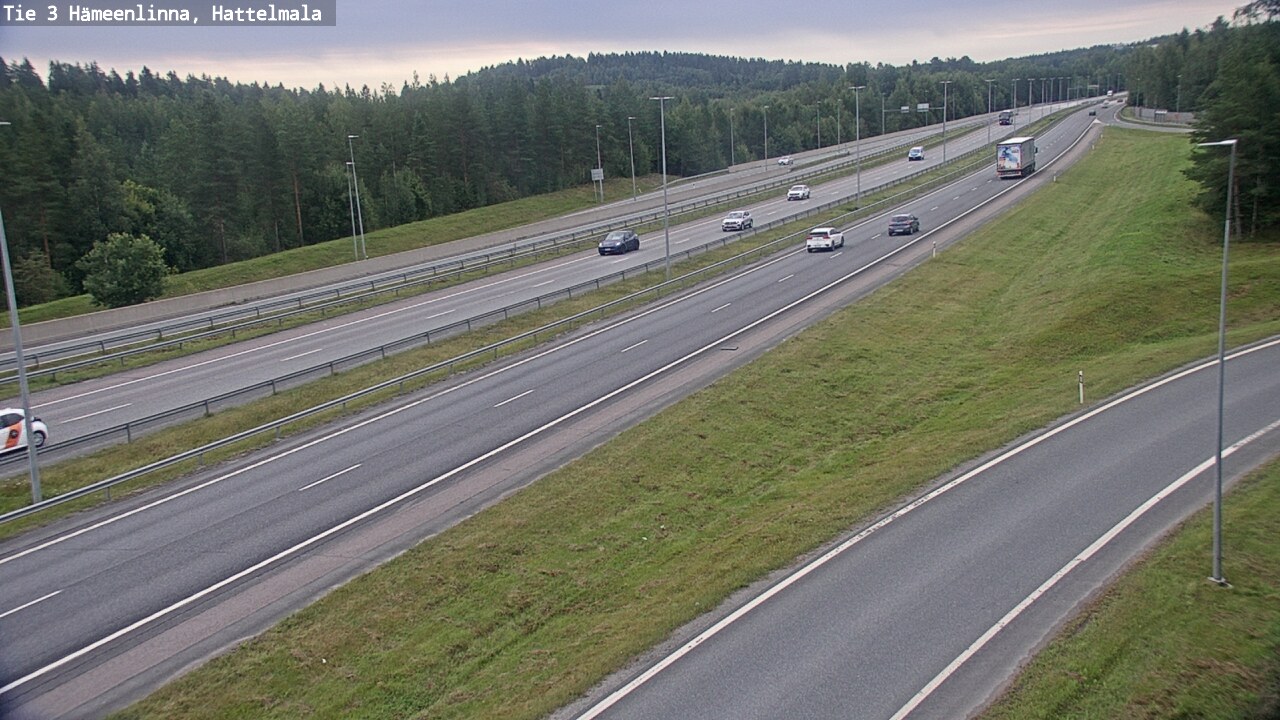 Weather Camera Image Road 3 Hämeenlinna, Hattelmala, Hämeenlinna, Kanta-Häme