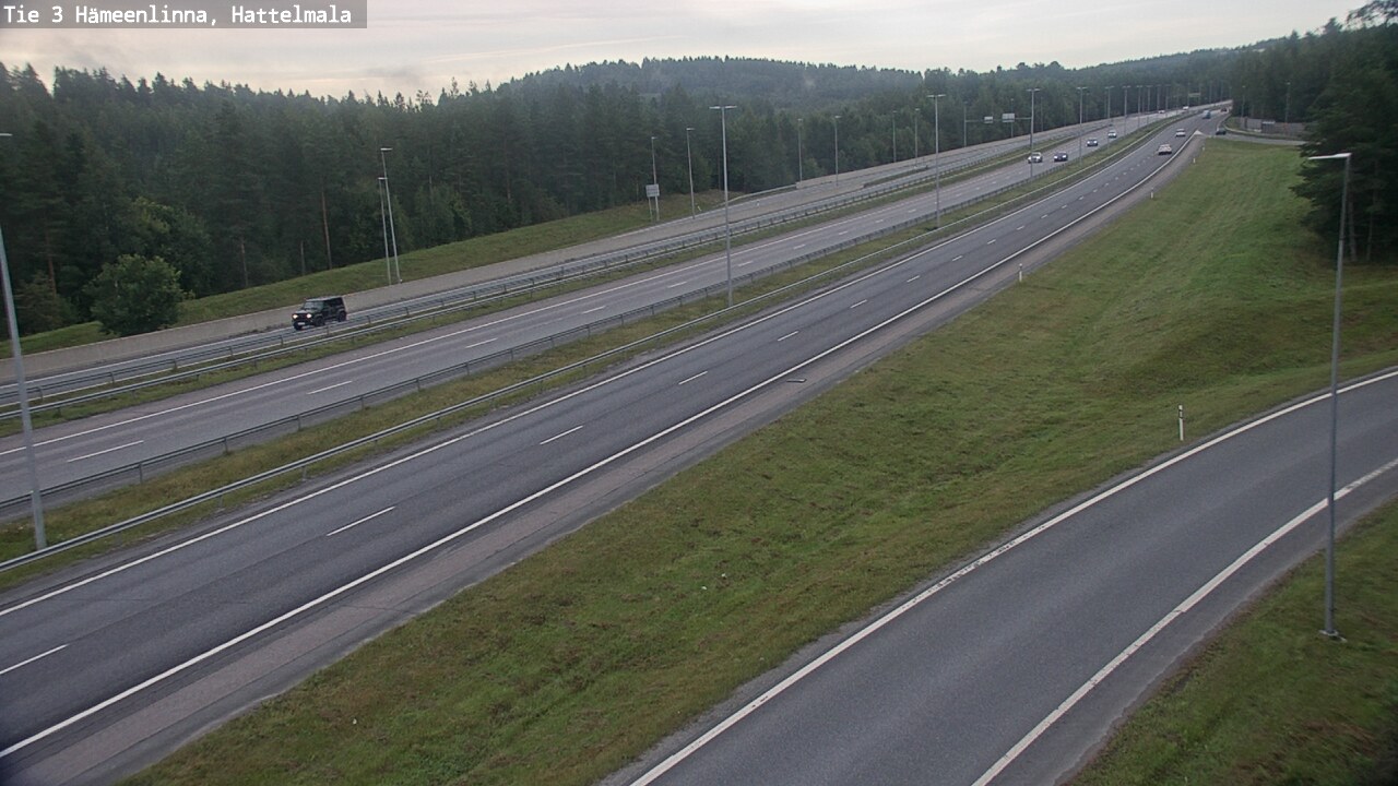 Weather Camera Image Road 3 Hämeenlinna, Hattelmala, Hämeenlinna, Kanta-Häme