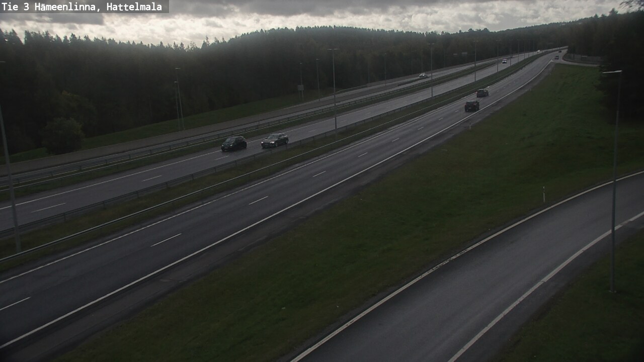 Weather Camera Image Road 3 Hämeenlinna, Hattelmala, Hämeenlinna, Kanta-Häme