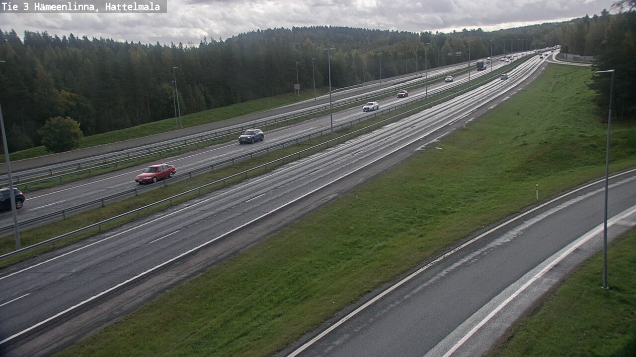 Weather Camera Image Road 3 Hämeenlinna, Hattelmala, Hämeenlinna, Kanta-Häme