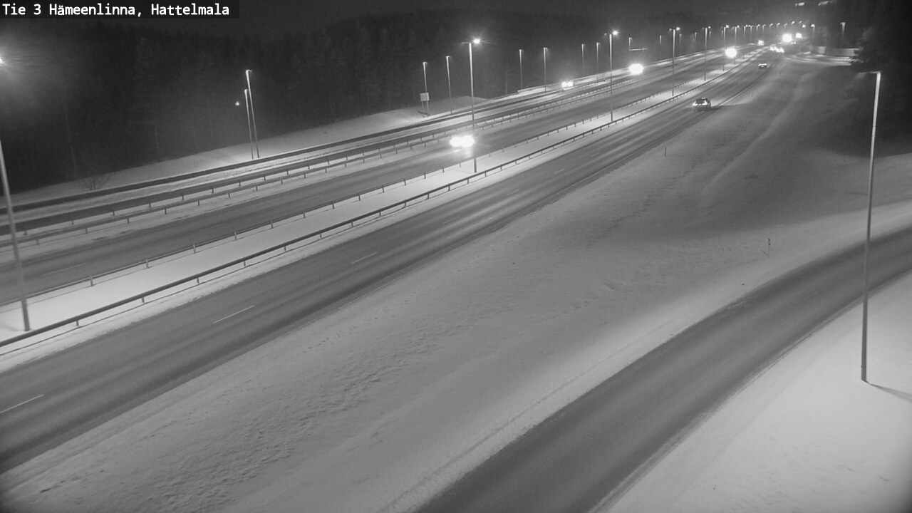 Weather Camera Image Väg 3 Tavastehus, Hattelmala, Hämeenlinna, Kanta-Häme