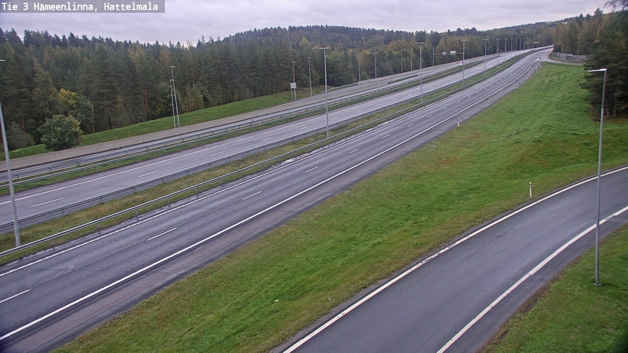 Weather Camera Image Väg 3 Tavastehus, Hattelmala, Hämeenlinna, Kanta-Häme