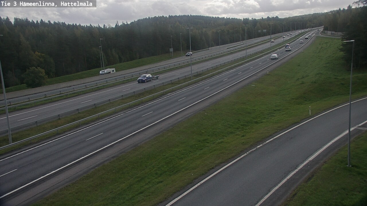 Weather Camera Image Road 3 Hämeenlinna, Hattelmala, Hämeenlinna, Kanta-Häme