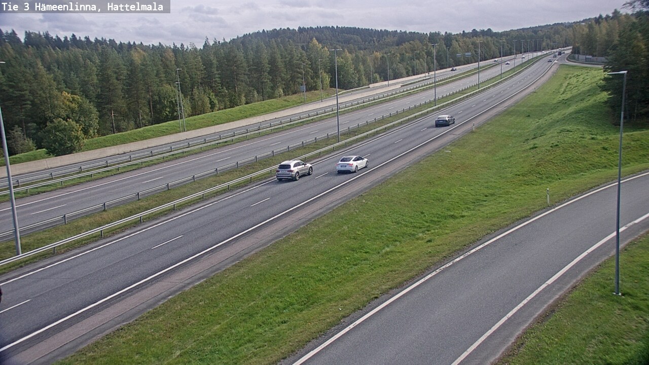 Weather Camera Image Road 3 Hämeenlinna, Hattelmala, Hämeenlinna, Kanta-Häme