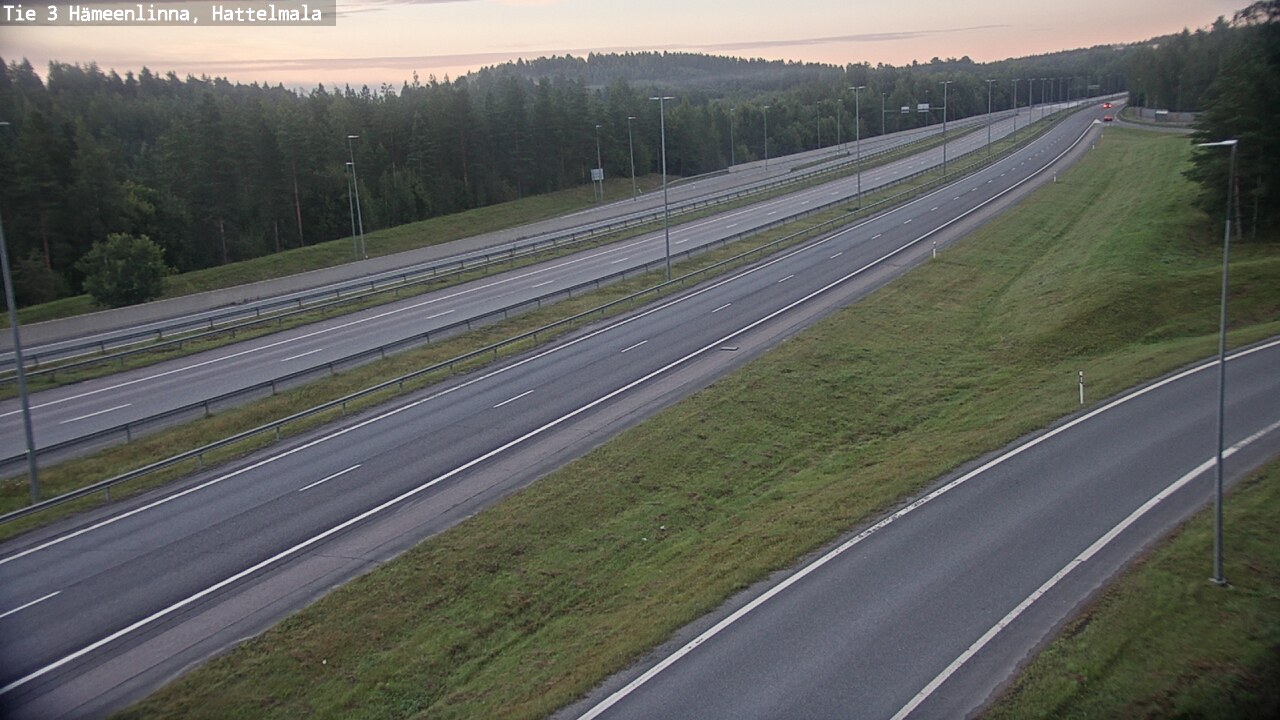Weather Camera Image Road 3 Hämeenlinna, Hattelmala, Hämeenlinna, Kanta-Häme