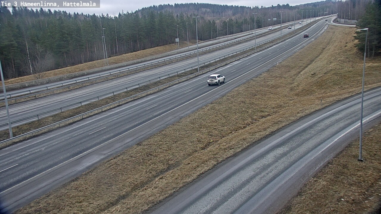 Weather Camera Image Väg 3 Tavastehus, Hattelmala, Hämeenlinna, Kanta-Häme