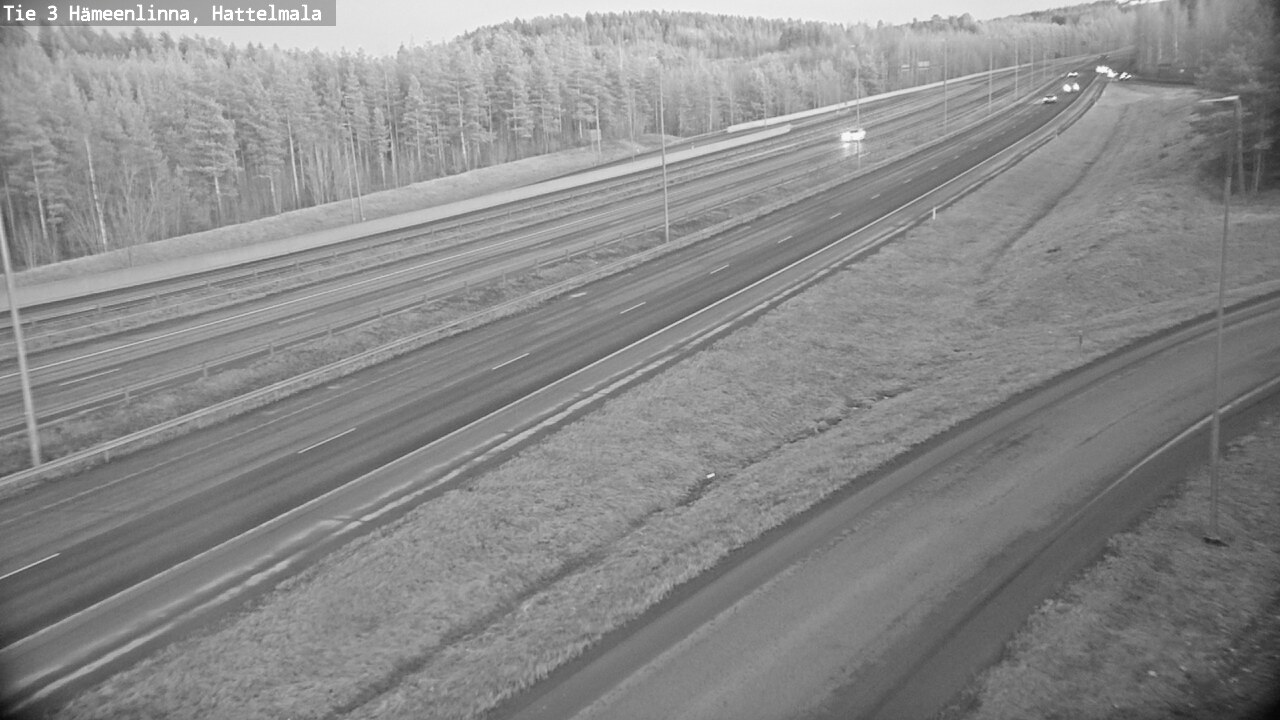 Weather Camera Image Road 3 Hämeenlinna, Hattelmala, Hämeenlinna, Kanta-Häme