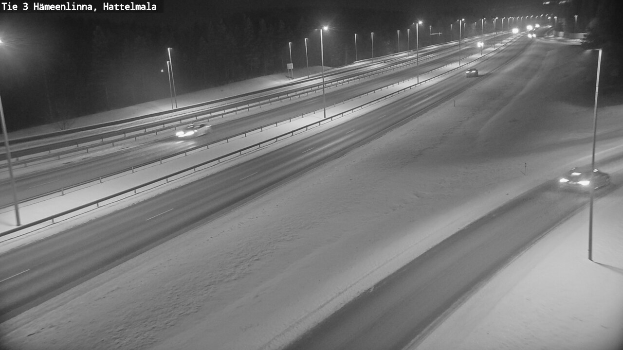 Weather Camera Image Väg 3 Tavastehus, Hattelmala, Hämeenlinna, Kanta-Häme