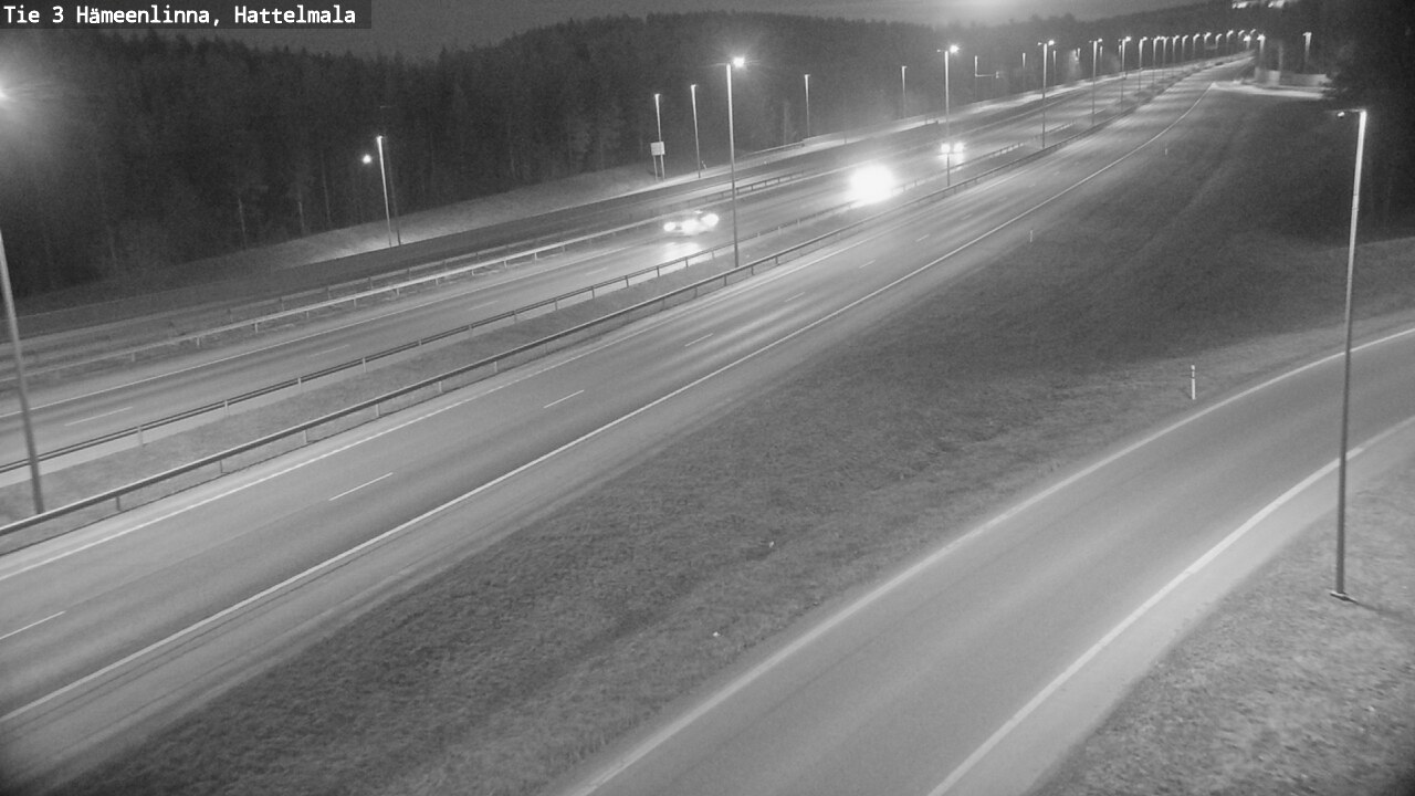 Weather Camera Image Road 3 Hämeenlinna, Hattelmala, Hämeenlinna, Kanta-Häme