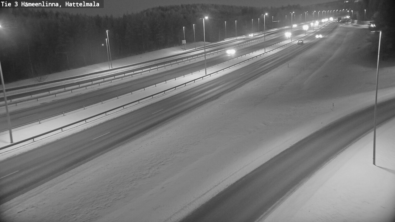 Weather Camera Image Väg 3 Tavastehus, Hattelmala, Hämeenlinna, Kanta-Häme