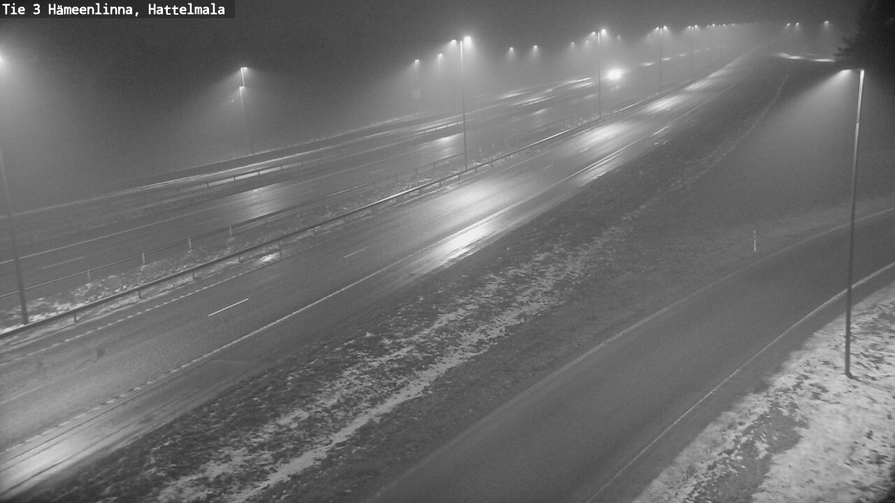 Weather Camera Image Road 3 Hämeenlinna, Hattelmala, Hämeenlinna, Kanta-Häme