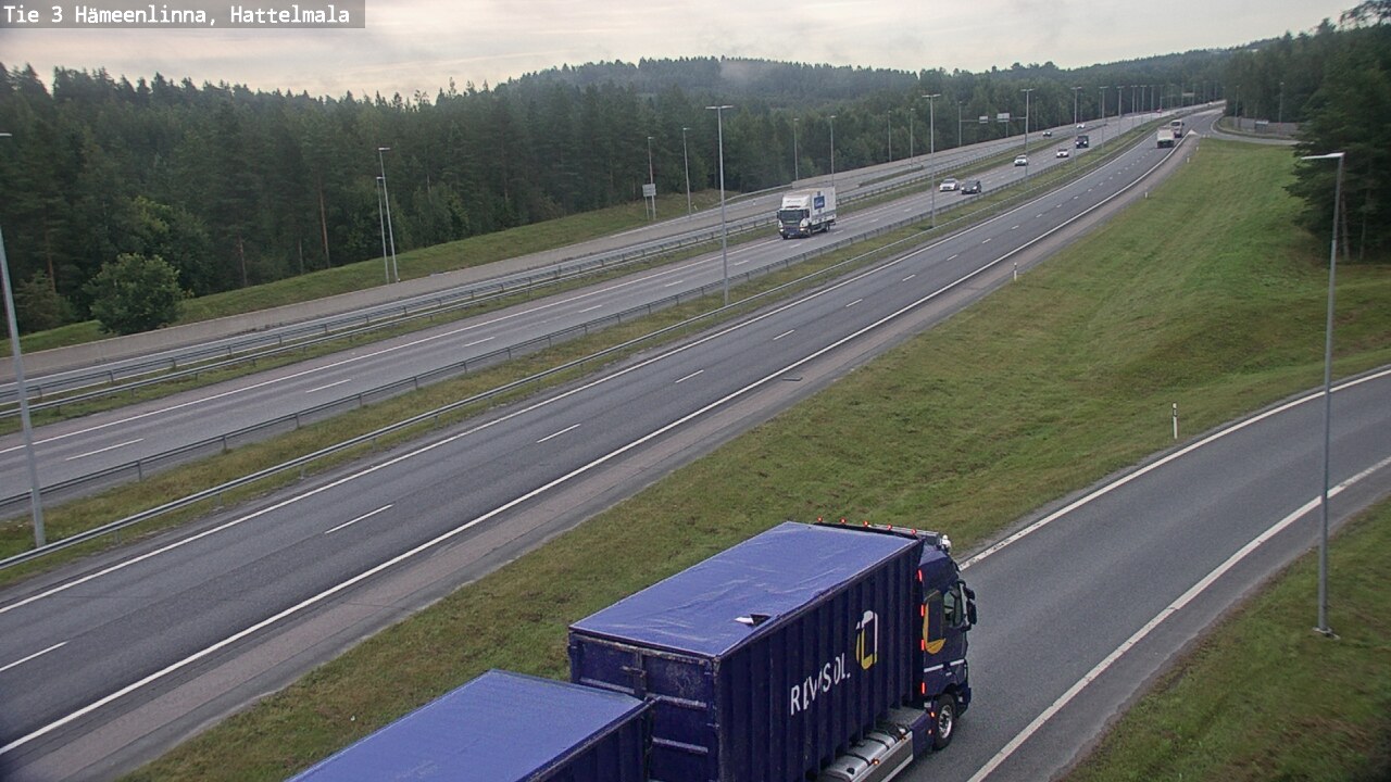 Weather Camera Image Road 3 Hämeenlinna, Hattelmala, Hämeenlinna, Kanta-Häme