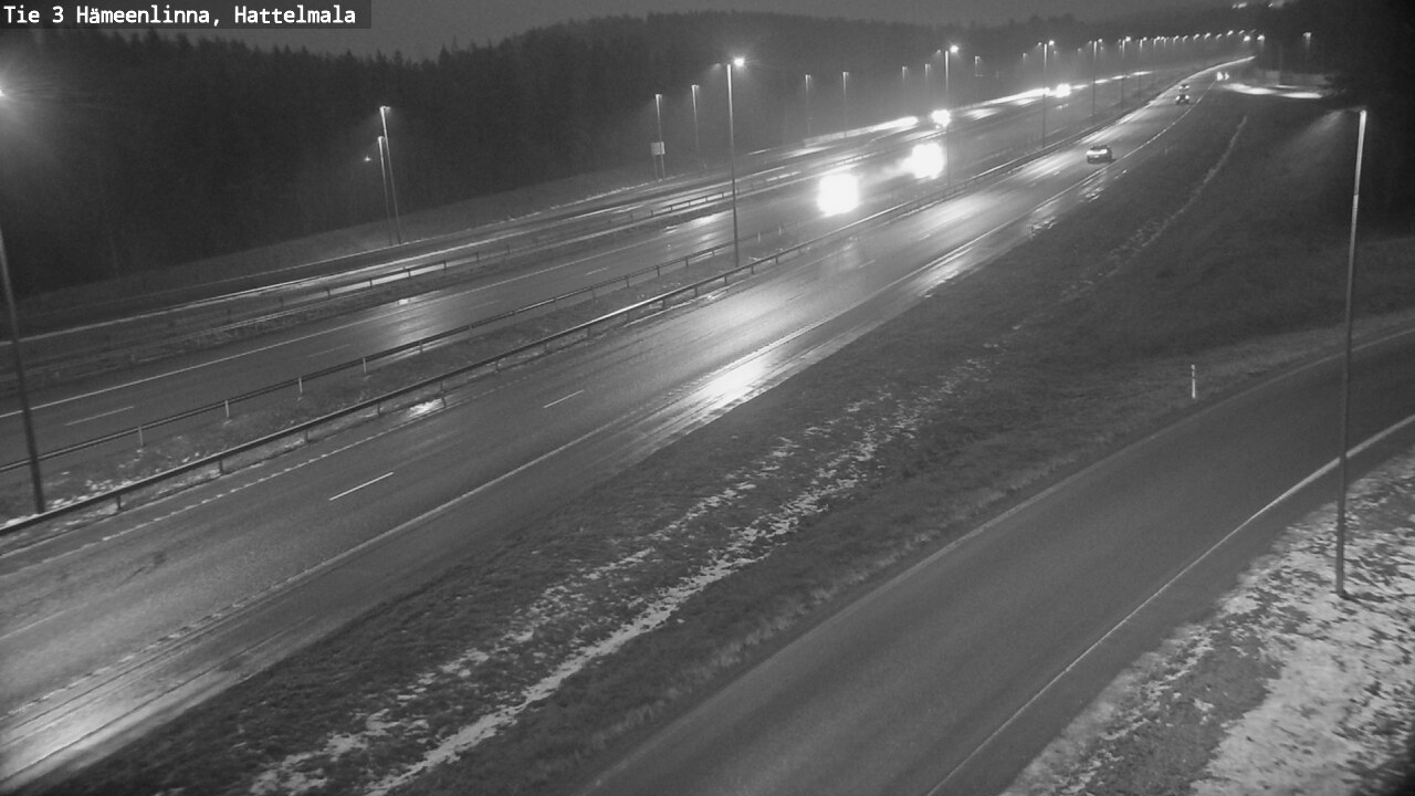 Weather Camera Image Road 3 Hämeenlinna, Hattelmala, Hämeenlinna, Kanta-Häme