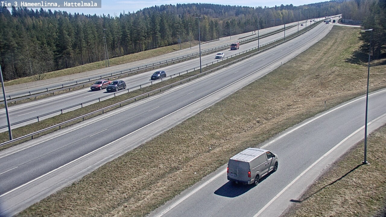 Weather Camera Image Road 3 Hämeenlinna, Hattelmala, Hämeenlinna, Kanta-Häme