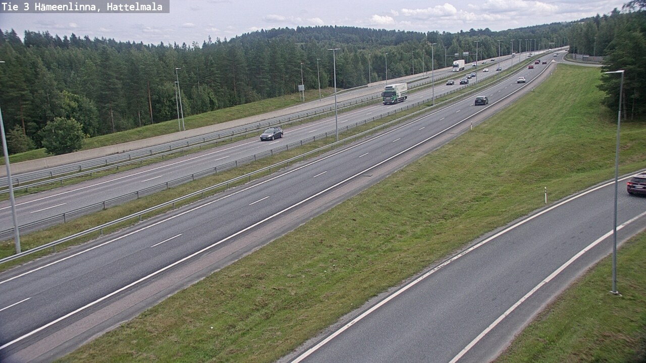 Weather Camera Image Väg 3 Tavastehus, Hattelmala, Hämeenlinna, Kanta-Häme