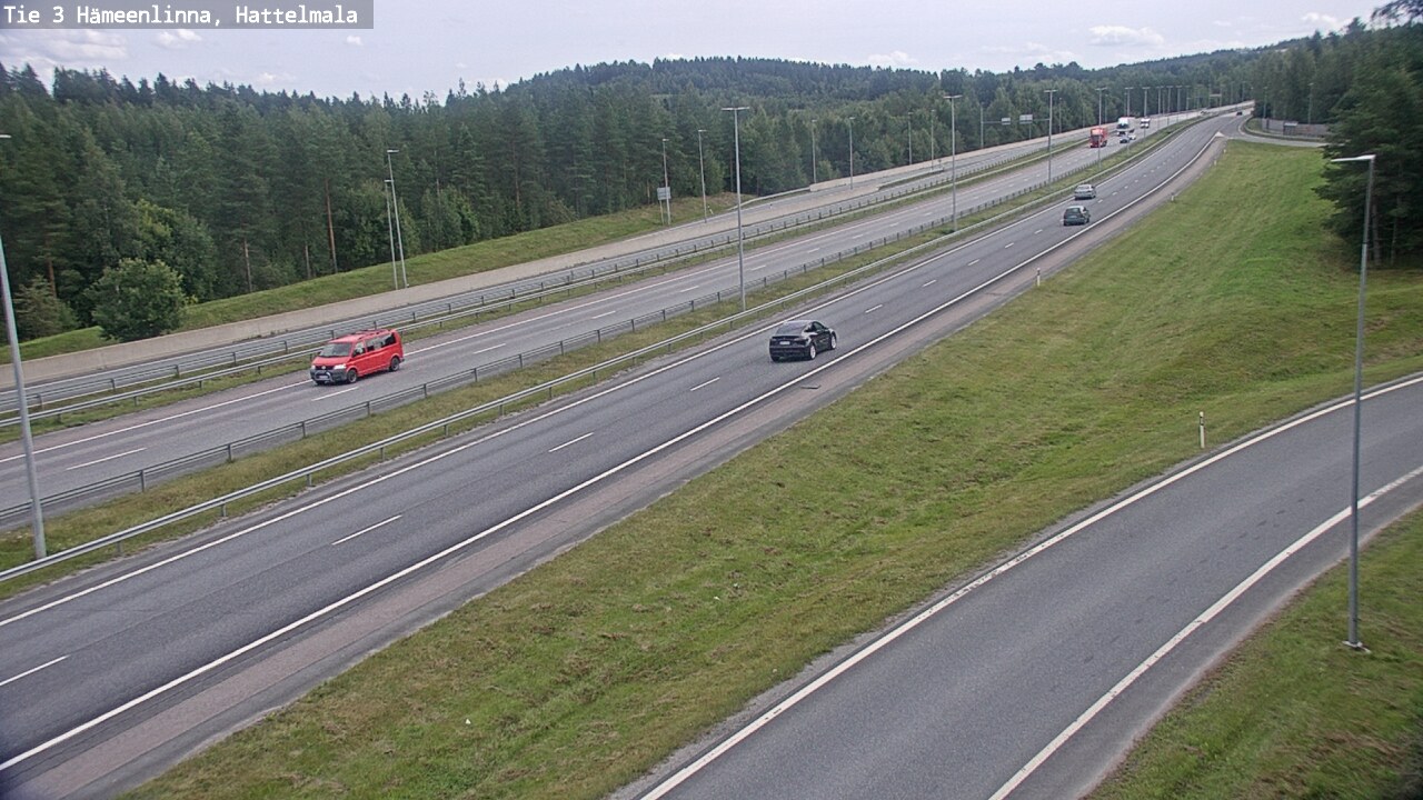 Weather Camera Image Väg 3 Tavastehus, Hattelmala, Hämeenlinna, Kanta-Häme