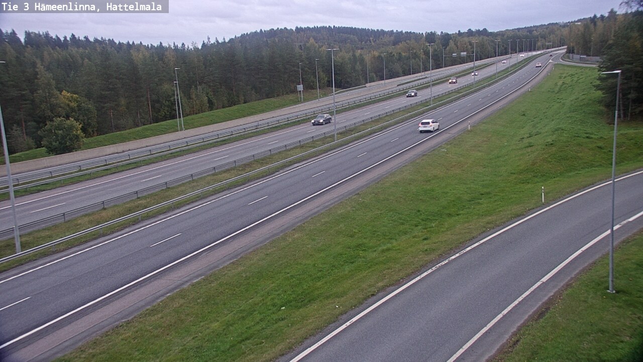 Weather Camera Image Road 3 Hämeenlinna, Hattelmala, Hämeenlinna, Kanta-Häme