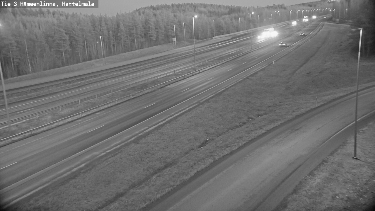 Weather Camera Image Road 3 Hämeenlinna, Hattelmala, Hämeenlinna, Kanta-Häme