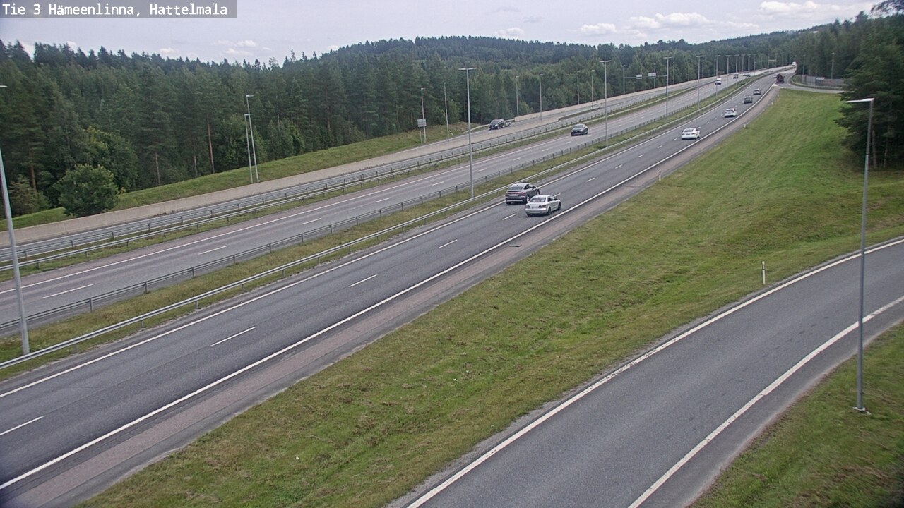 Weather Camera Image Väg 3 Tavastehus, Hattelmala, Hämeenlinna, Kanta-Häme