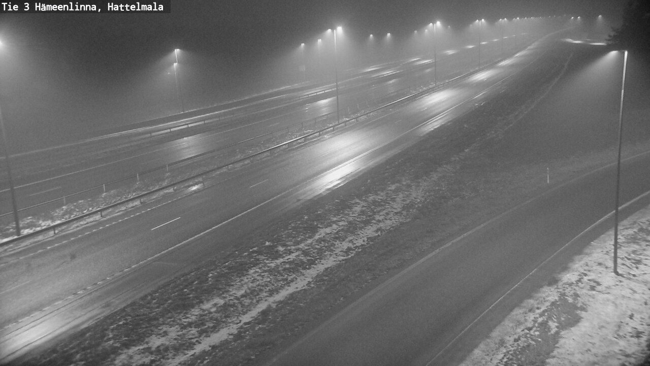 Weather Camera Image Road 3 Hämeenlinna, Hattelmala, Hämeenlinna, Kanta-Häme